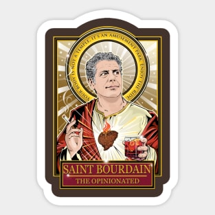 Saint Bourdain Sticker